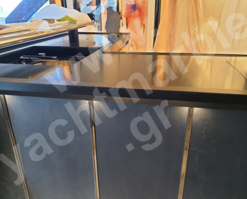 Γυάλισμα και επισκευές σε corian σκαφών