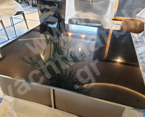 Γυάλισμα σε γρανίτες σκαφών αναψυχής 4